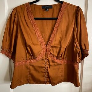 Forever 21 lace silky top